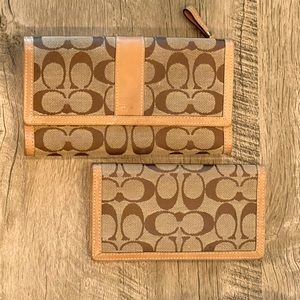 Coach Wallet & Checkbook